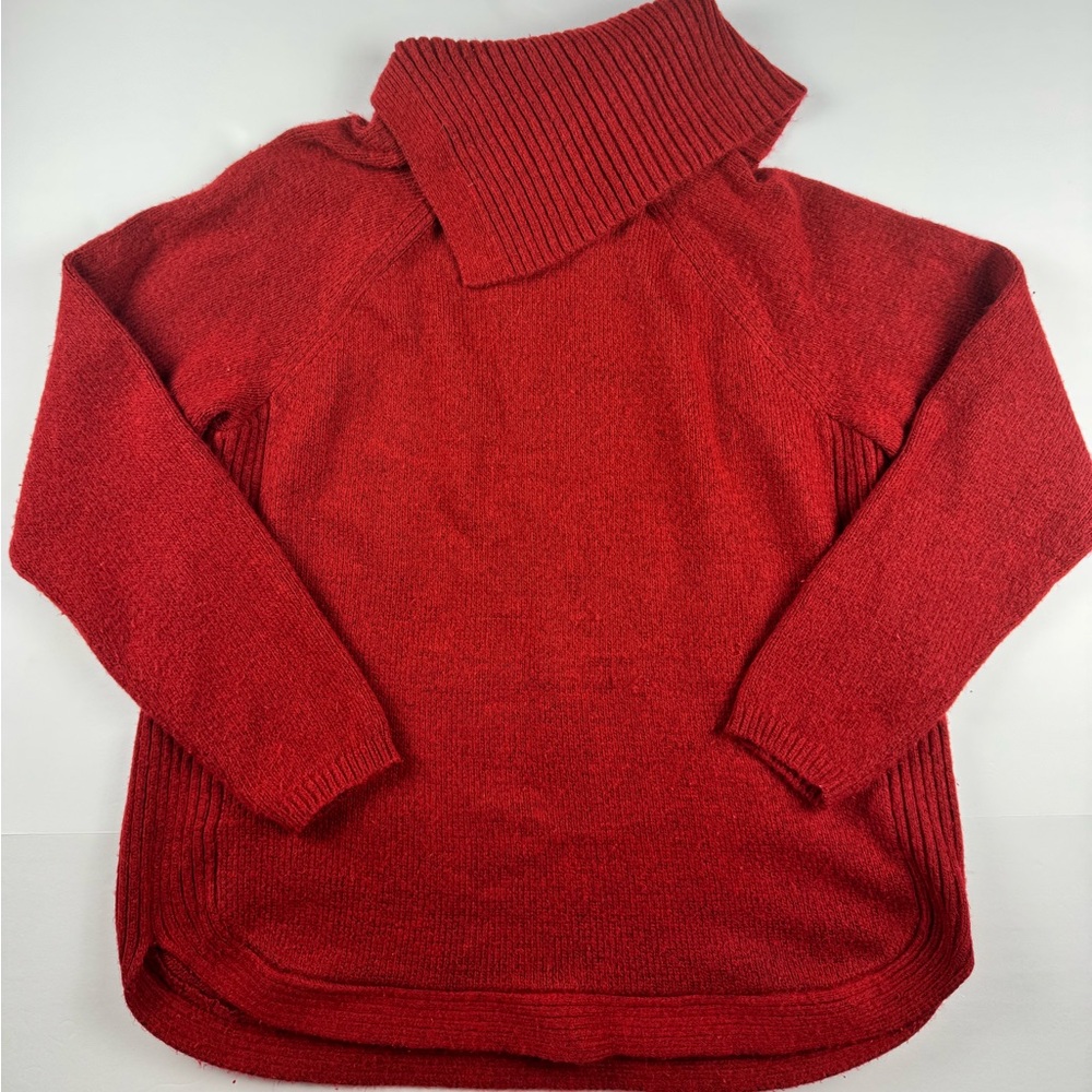 Croft & Barrow Rich Red Turtleneck Sweater - Picture 8 of 8